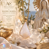 MADRE MARIA – Ciondolo Andara Placcato Oro 18K | Alchimia Cristallina