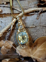 Andara Crystal Pendant Heart of Atlantis – One of a Kind – Diamond Cut