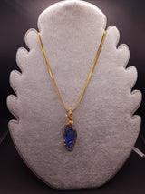 Ciondolo Oro 14K Cristallo Andara Spirito Santo – Energia Divina, Risveglio Spirituale, Alta Frequenza