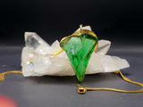 Raffaele Andara Wings Pendant Brilliant Green Crystal
