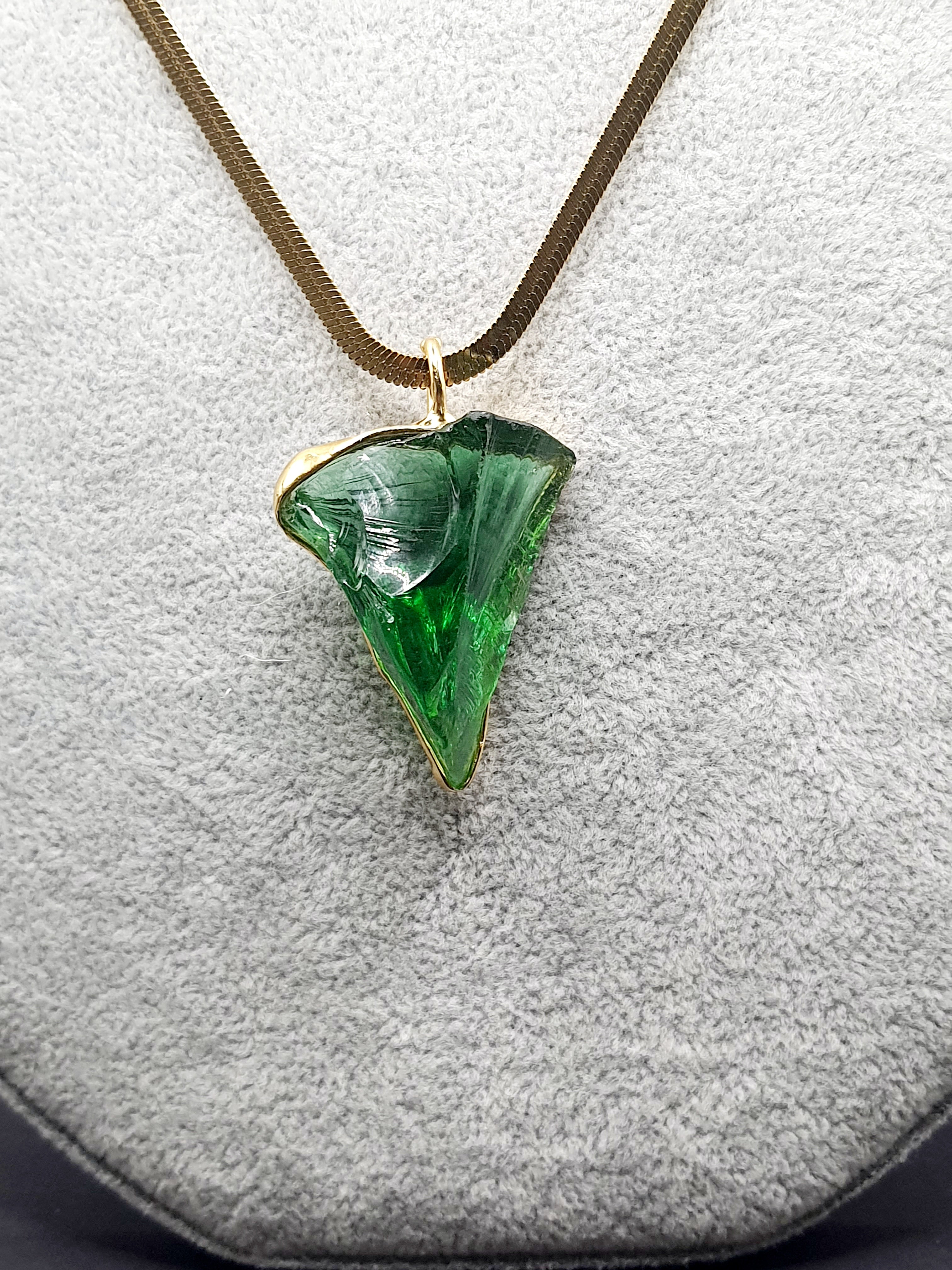 Pendente Ali di Raffaele Andara cristallo Brillant Green