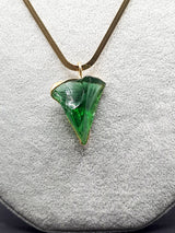 Raffaele Andara Wings Pendant Brilliant Green Crystal