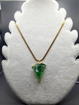 Raffaele Andara Wings Pendant Brilliant Green Crystal