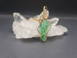 Raffaele Andara Crystal Gaia Green Wings Pendant