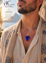 Cobal Blue Andarian – Ciondolo in argento 925 | Alchimia Cristallina™
