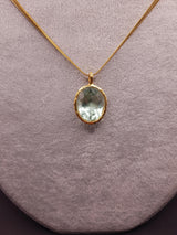 Pendente Andara Ethereal Mint Oro 18k – Cristallo Monte Shasta per Attivazione DNA e Guarigione Energetica