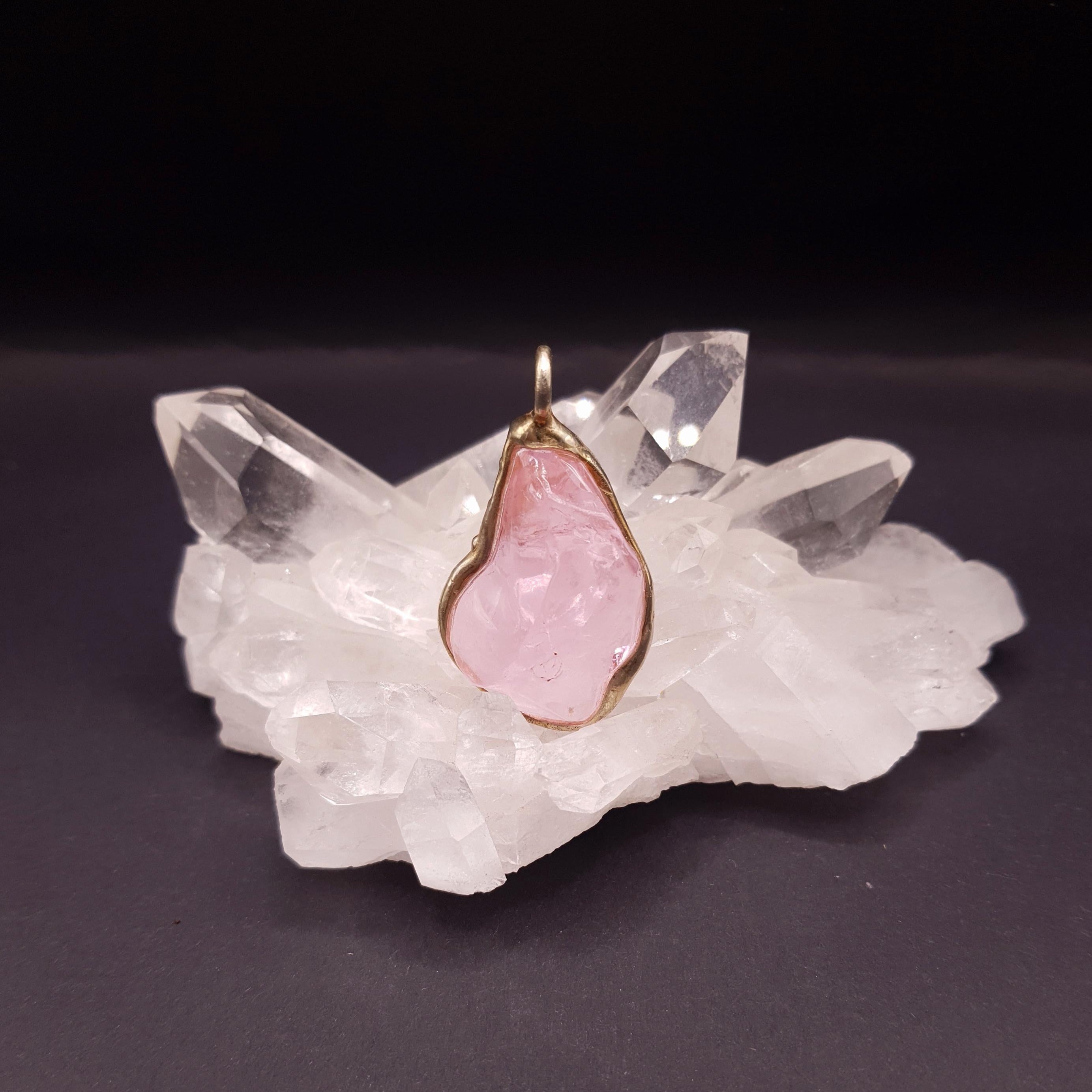 Pendente Lady Venus Andara Pink Angel Oro 18k