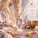Andara Merlin Purple Pendant – Crystal Necklace for Spiritual Awakening and Chakra Healing