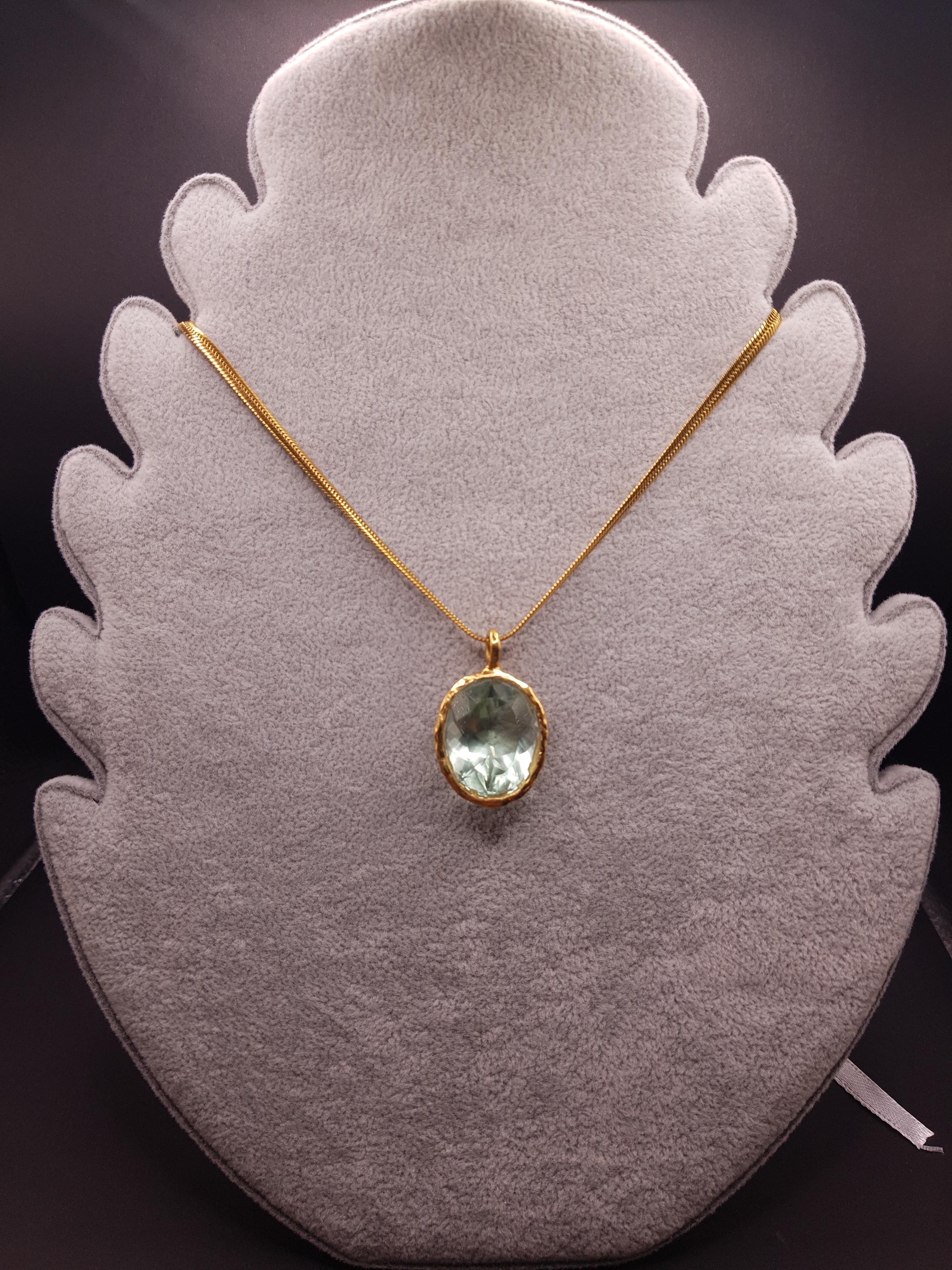 Pendente Andara Ethereal Mint Oro 18k – Cristallo Monte Shasta per Attivazione DNA e Guarigione Energetica