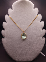 Pendente Andara Ethereal Mint Oro 18k – Cristallo Monte Shasta per Attivazione DNA e Guarigione Energetica