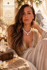 SOPHIA – La Voce dell’Oracolo | Collana di Perle con Cristallo Andara Oracle | Alchimia Cristallina