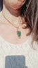 14K Gold Dioptase Pendant – Heart Awakening, DNA Activation, Energy Healing, Exclusive One-of-a-Kind Piece