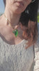 Raffaele Andara Wings Pendant Brilliant Green Crystal